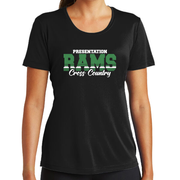Presentation CYO XC Ladies Black PosiCharge Competitor Tee Thumbnail