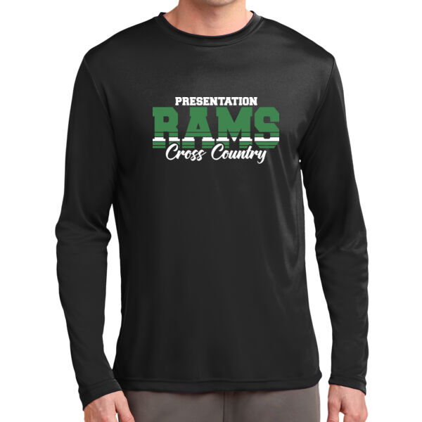 Presentation CYO XC Black Long Sleeve PosiCharge Competitor Tee Thumbnail