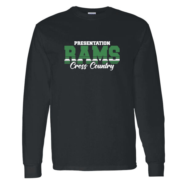 Presentation CYO XC Black Heavy Cotton 100% Cotton Long Sleeve T Shirt Thumbnail