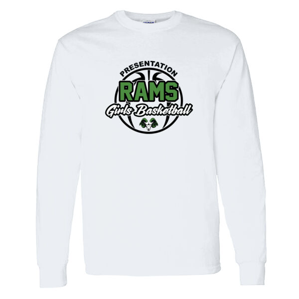 Presentation Girls CYO Heavy Cotton 100% Cotton Long Sleeve T Shirt Thumbnail