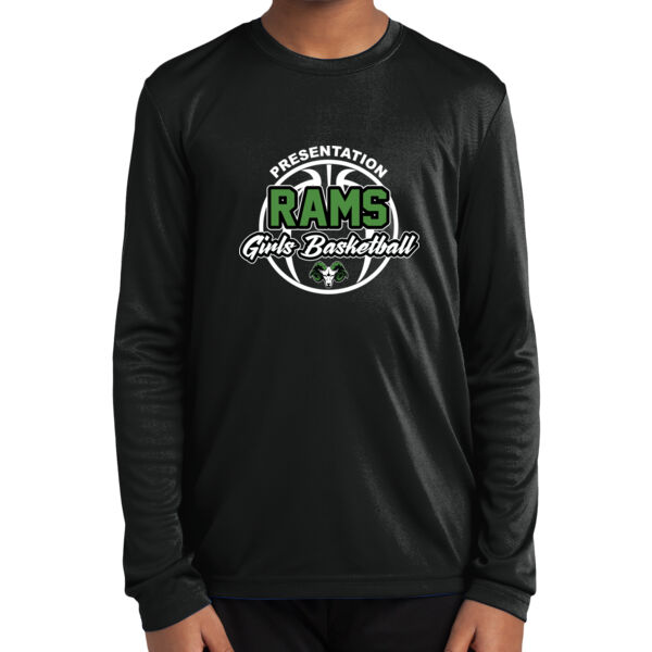 Presentation Girls CYO Youth Long Sleeve PosiCharge Competitor Tee Thumbnail