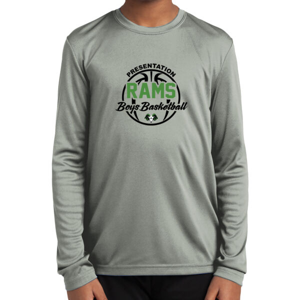 Presentation Boys CYO Youth Long Sleeve PosiCharge ® Competitor Tee Thumbnail