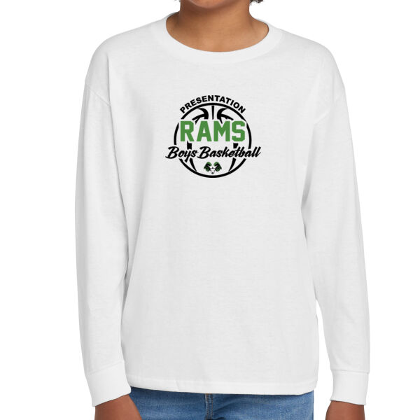 Presentation Boys CYO Youth Heavy Cotton 100% Cotton Long Sleeve T Shirt Thumbnail