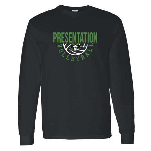 Presentation Volleyball Heavy Cotton 100% Cotton Long Sleeve T Shirt Thumbnail