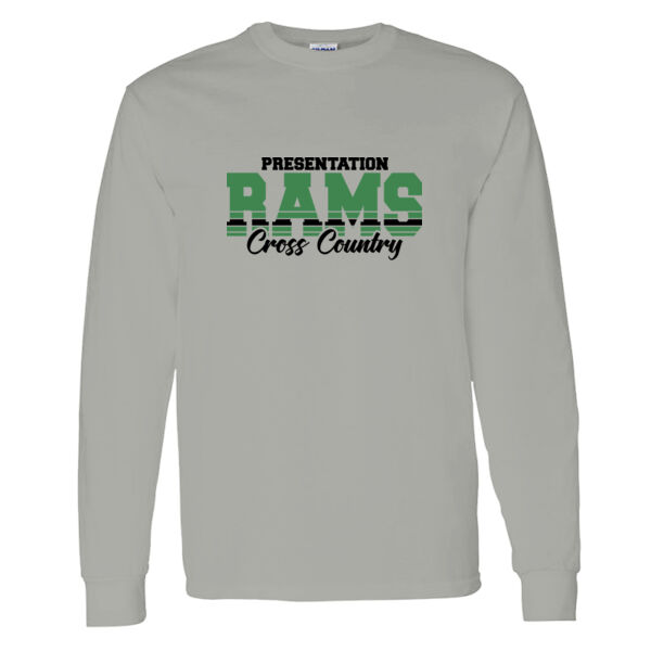 Presentation CYO XC Gray Heavy Cotton 100% Cotton Long Sleeve T Shirt Thumbnail