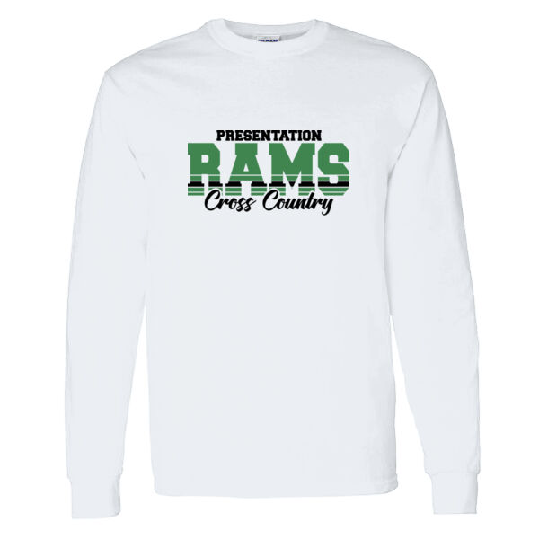 Presentation CYO XC White Heavy Cotton 100% Cotton Long Sleeve T Shirt Thumbnail