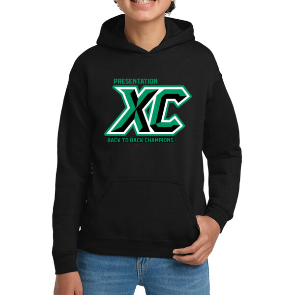 XC Back to Back Champions Youth Heavy Blend Hooded Sweatshirt Thumbnail